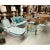 Postmodern Modern Pace Collection Glass and Scalloped Brass Navette Oval Coffee Table For Sale - Image 3 of 12