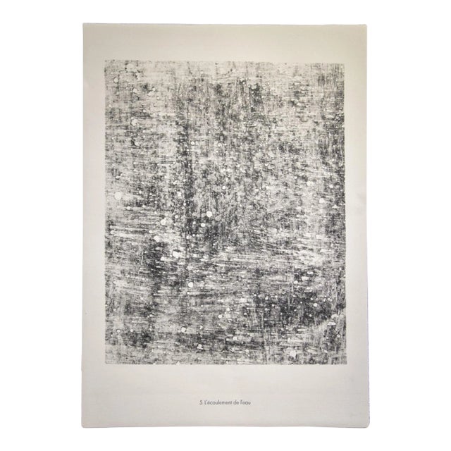 Jean Dubuffet, The Flow of Water, Lithograph, 1959 For Sale