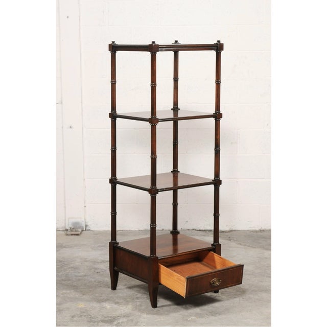 English Mid 20th Century Mahogany English Étagère or Shelf For Sale - Image 3 of 14