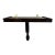 Vintage Bombay Company Mahogany Wall Display Shelf With Curved Support Bracket For Sale