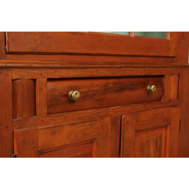 Antique Softwood Corner Cupboard For Sale - Image 11 of 18