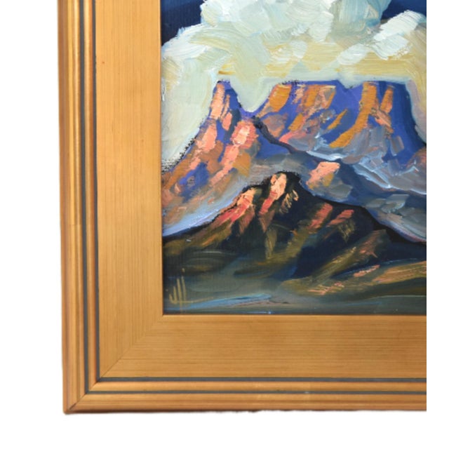 Original dreamy landscape impressionist oil painting on artist canvas panel by the talented listed artist William Hawkins....