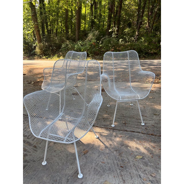 Woodard Sculptura Arm Chairs - Set of 3 For Sale In Atlanta - Image 6 of 7