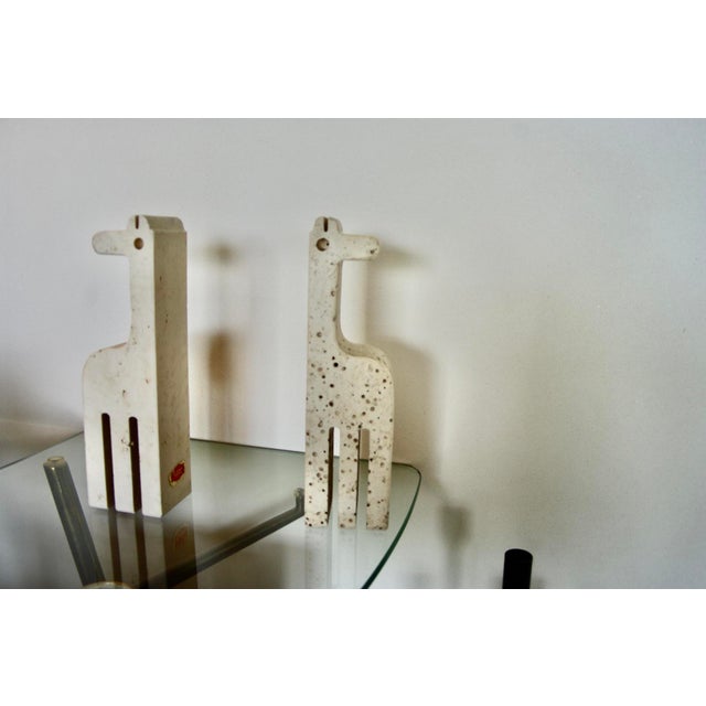Giraffe Bookends by Enzo Mari for Fratelli Manelli, 1970, Set of 2 For Sale - Image 10 of 10