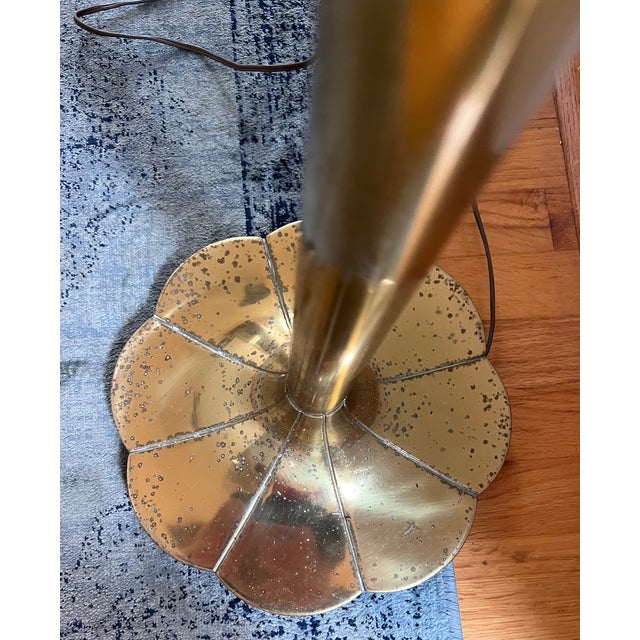Mid 20th Century Mid-Century Modern Solid Brass Torchiere Floor Lamp by Stiffel Company For Sale - Image 16 of 16