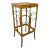 Vintage Scorched Bamboo Plant Stand For Sale