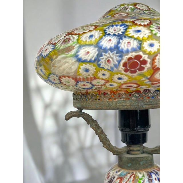 A Pair of Italian Millefiori Lamps For Sale - Image 11 of 11