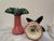 Vintage Hand-Painted Ceramic Palm Tree Salt and Pepper Shakers, a Pair For Sale - Image 4 of 9