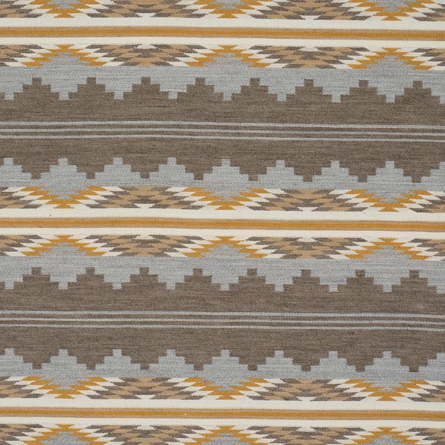 Schumacher Monsoon Fabric In Neutral For Sale In New York - Image 6 of 6