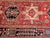 1900 - 1909 Antique Heriz Karajeh Runner, Hand-Knotted Wool, Geometric Medallion Pattern, Red & Navy, 4x14 For Sale - Image 5 of 18