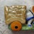 Asian Vintage Lusterware Elephant With Cart Ashtray or Planter Made in Japan For Sale - Image 3 of 7