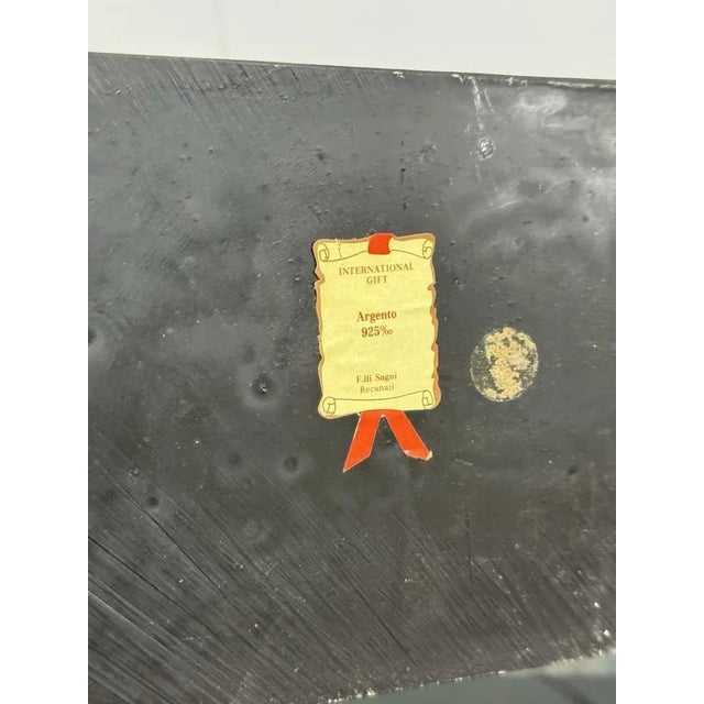 Art Deco Silver-Plated Resin Sculpture by Amilcare Santini, 1970 For Sale - Image 12 of 13