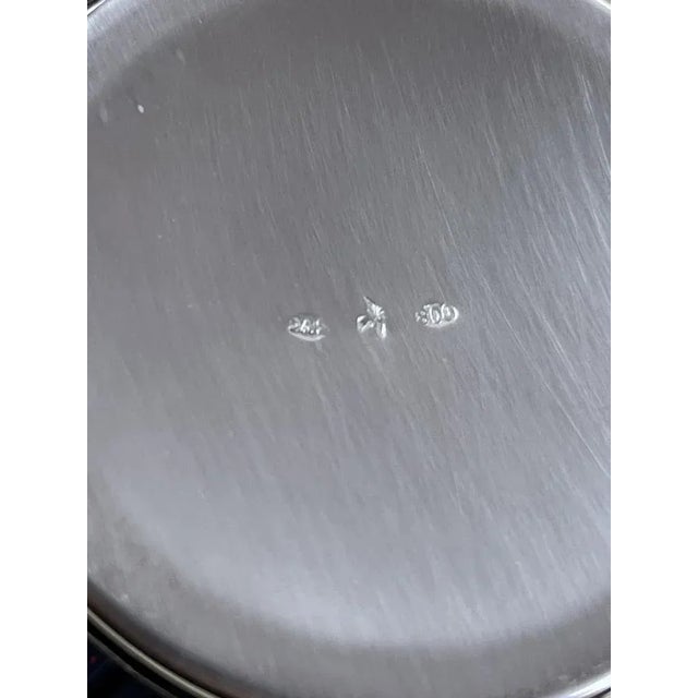 Tea Set in 800 Silver, 1980s, Set of 4 For Sale - Image 9 of 11