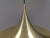 Vintage Golden Semi Hanging Lamp by Claus Bonderup & Torsten Thorup for Fog & Mørup, 1974 For Sale - Image 9 of 12