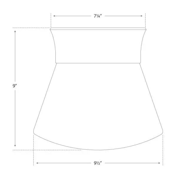 Visual Comfort Thomas O'Brien for Visual Comfort Signature Perry Ceiling Light in Antique Nickel For Sale - Image 4 of 4