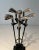 Fireplace Tools in Black Lacquered Metal and Chrome on Stand Model "golf - 5 Pieces For Sale - Image 6 of 12