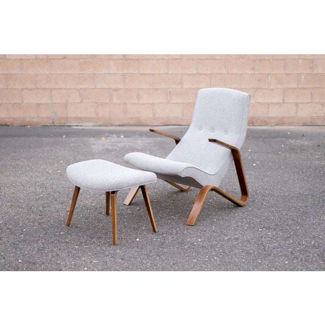 Grasshopper Lounge Chair And Ottoman By Eero Saarinen Chairish