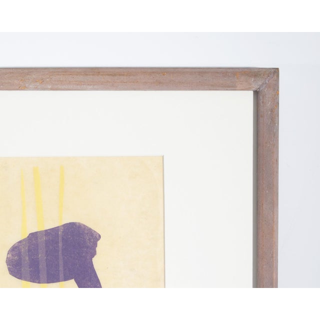 Late 20th Century “Falling Forms” Abstract Relief Print by Walter Sorge For Sale - Image 5 of 8