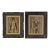 Exquisite & Unusual Pair of 1940s Circus Performers Portrait Paintings, Framed Original Oil on Board For Sale