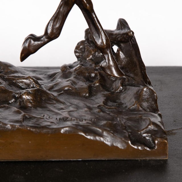 Late 19th Century Joseph Cuvelier, Polo Player, 1870, Bronze For Sale - Image 5 of 18