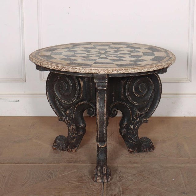 German Carved Oak Lamp Table, 1890s For Sale - Image 9 of 9