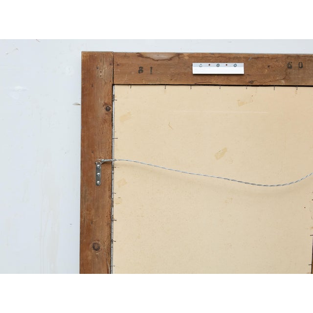 French French Carved Giltwood Mirror with Light Painted Wood Surround, circa 1920 For Sale - Image 3 of 12