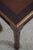 1990s Paint Decorated Faux Bamboo Floral Painted Occasional Table For Sale - Image 5 of 13