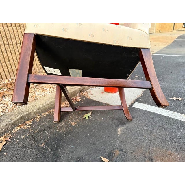 Late 20th Century Hickory Southwood Furniture Chippendale Style Mahogany Armchair For Sale In Washington DC - Image 6 of 10