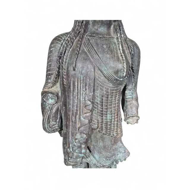 Large Greek Bronze Sculptures, 1940s, Set of 2 For Sale - Image 6 of 12