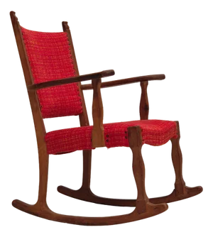 Vintage Danish Rocking Chair in Oak, 1960s