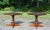 Brown Vintage Pair Statton Oldtowne Solid Cherry Stone Top Pedestal End Tables For Sale - Image 8 of 13