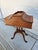 Mahogany Tea Poy Flip Top Side Table With Interior Storage For Sale - Image 9 of 15