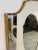 Mid-Century Brass Framed Shield-Form Wall Mirror For Sale - Image 4 of 7