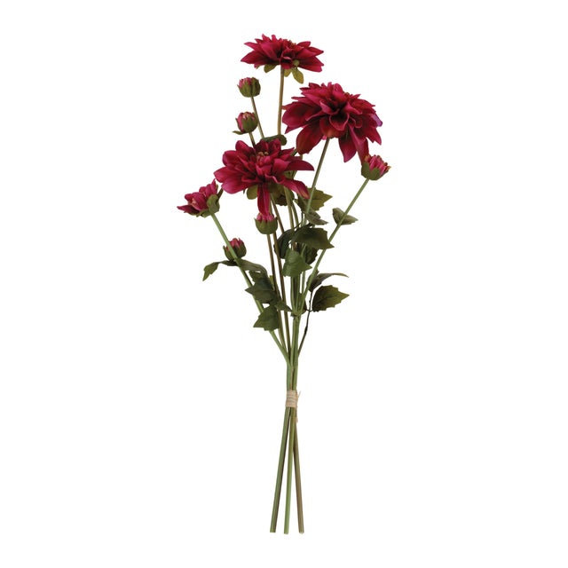 Add lush texture and romantic color to your décor with this Dahlia Flower Bundle Set. Featuring full, layered dahlia...