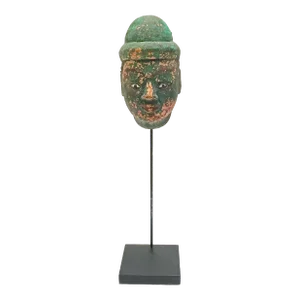 Antique Burmese Puppet Head