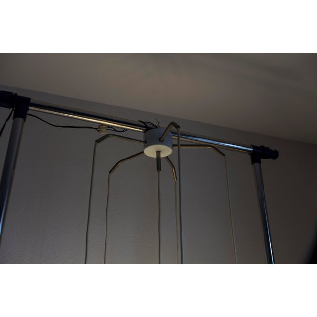 Cascade Chandelier with 6-Light Smoked Glass Drops, 1960s For Sale - Image 15 of 18
