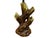 Vintage MCM Ceramic Driftwood Yellow Brown Drip Glaze Tree Branch Table Lamp For Sale - Image 4 of 7