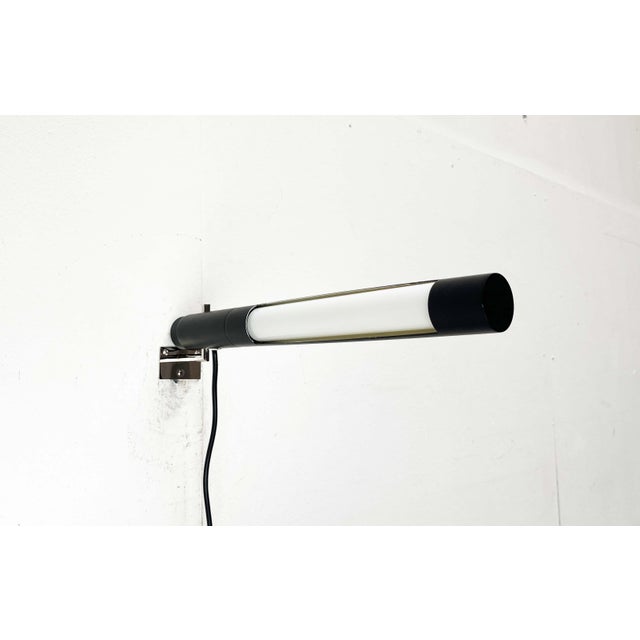 Mid-Century Modern German Minimalist Wall Lamp attributed to Egon Eiermann for Beisl, 1960s For Sale - Image 13 of 18