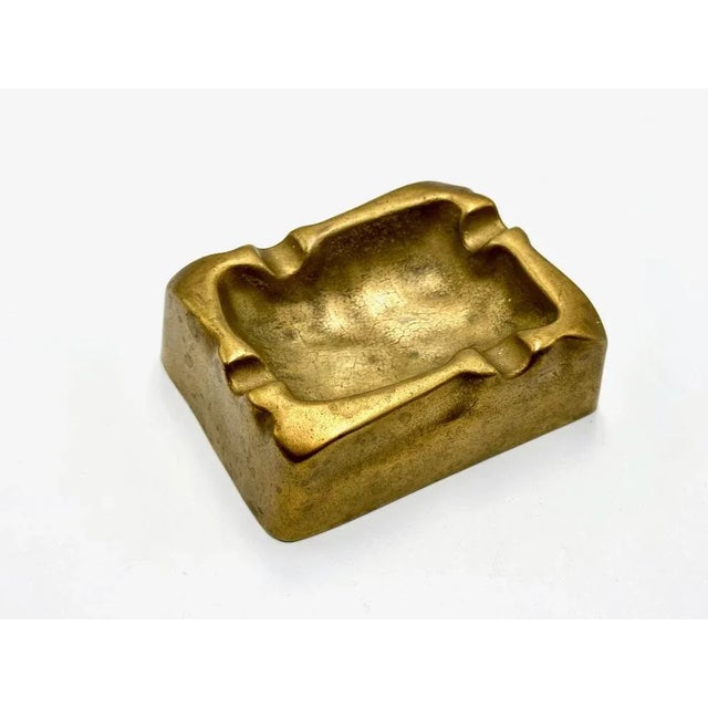 Mid-Century Modern Ashtray in Brass, Germany, 1960s For Sale - Image 6 of 9