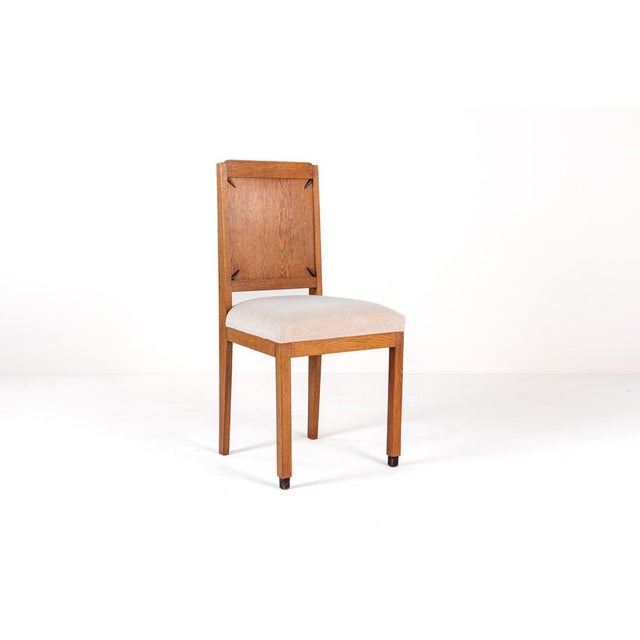 Dutch Art Deco Chair with Upholstered Seat For Sale - Image 10 of 10