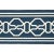 Contemporary Sample - Schumacher X Mary Mcdonald Malmaison Tape in Blue For Sale - Image 3 of 3