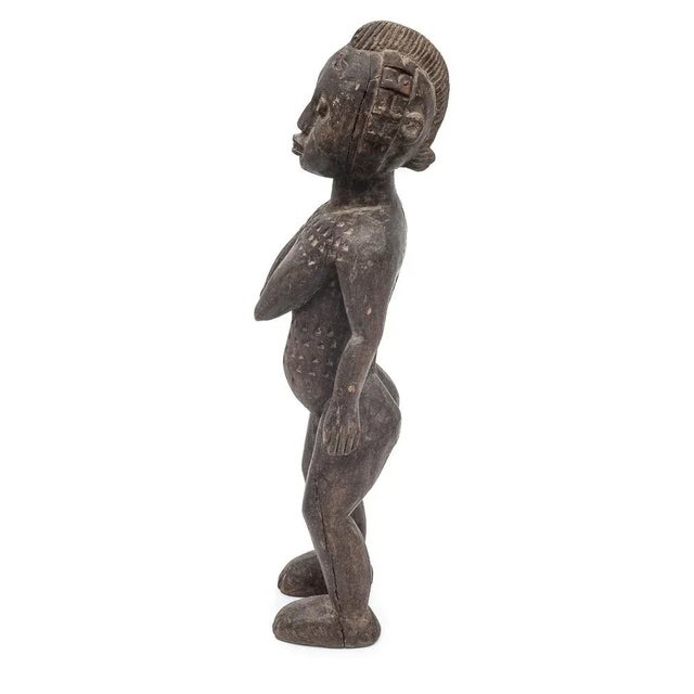Wood Dogon Female Statue, 1800s For Sale - Image 7 of 13