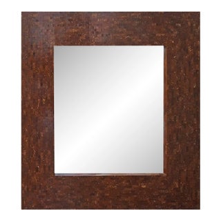 Andrianna Shamaris Coconut Shell Mirror For Sale