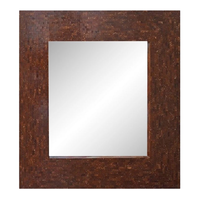 Andrianna Shamaris Coconut Shell Mirror For Sale