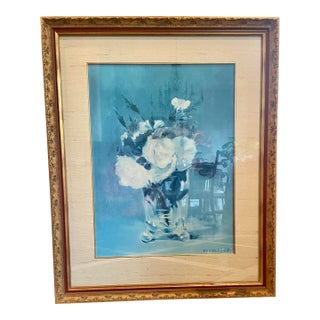 1990s Vintage Framed Still Life by Ethan Allen For Sale
