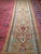Antique Persian Serab Camel Hair Runner Rug, Hand-Knotted Wool, Geometric Pattern, Red & Green, 4x14 For Sale - Image 9 of 10