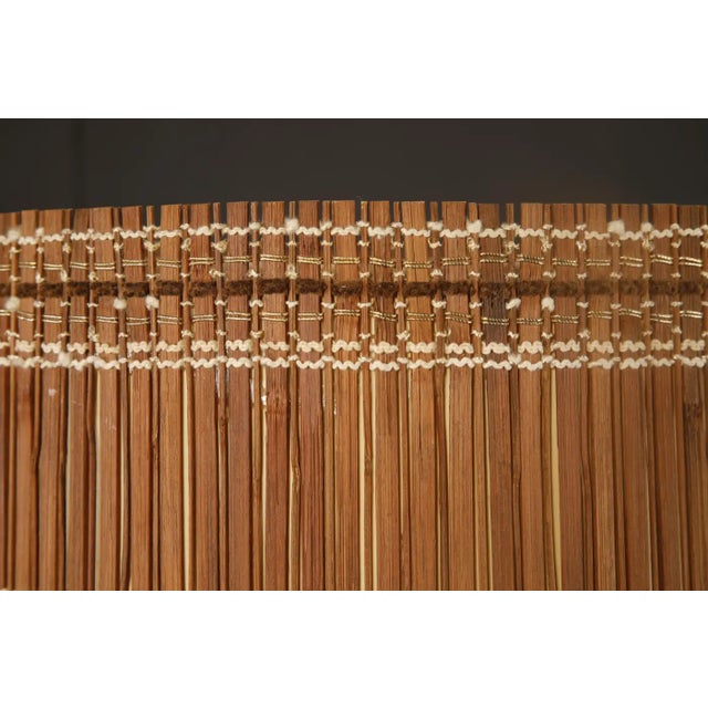 1960s Maria Kipp Mid-Century Organic Modern Natural Reed Woven Lampshade, 1960s For Sale - Image 5 of 8