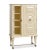 Maitland-Smith Art Bar Cabinet White