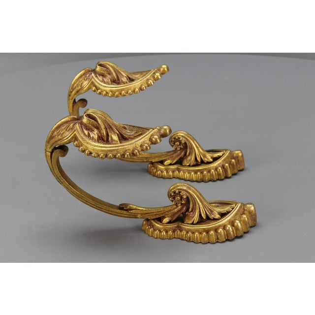 Early 20th Century French Bronze Curtain Tiebacks, 1890s, Set of 2 For Sale - Image 12 of 18