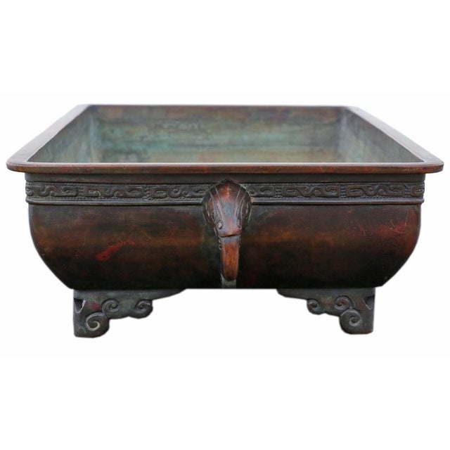 Antique Japanese Suiban Ikebana Jardinere, 1880s For Sale - Image 5 of 10